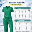 Scrub Profissional Unissex Brim Pijama Cirurgico Uniforme