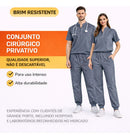Scrub Profissional Unissex Brim Pijama Cirurgico Uniforme