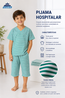 PIJAMA HOSPITALAR INFANTIL EM PERCAL – CONFORTO E PRATICIDADE PARA OS PEQUENOS