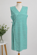 CAMISOLA CIRÚRGICA E OBSTÉTRICA TRANSPASSADA PERCAL VERDE